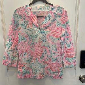 VGUC Lilly Pulitzer Amelia Island Tunic. Size XS